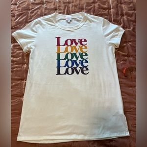 LuLaRoe Liv ringer tee